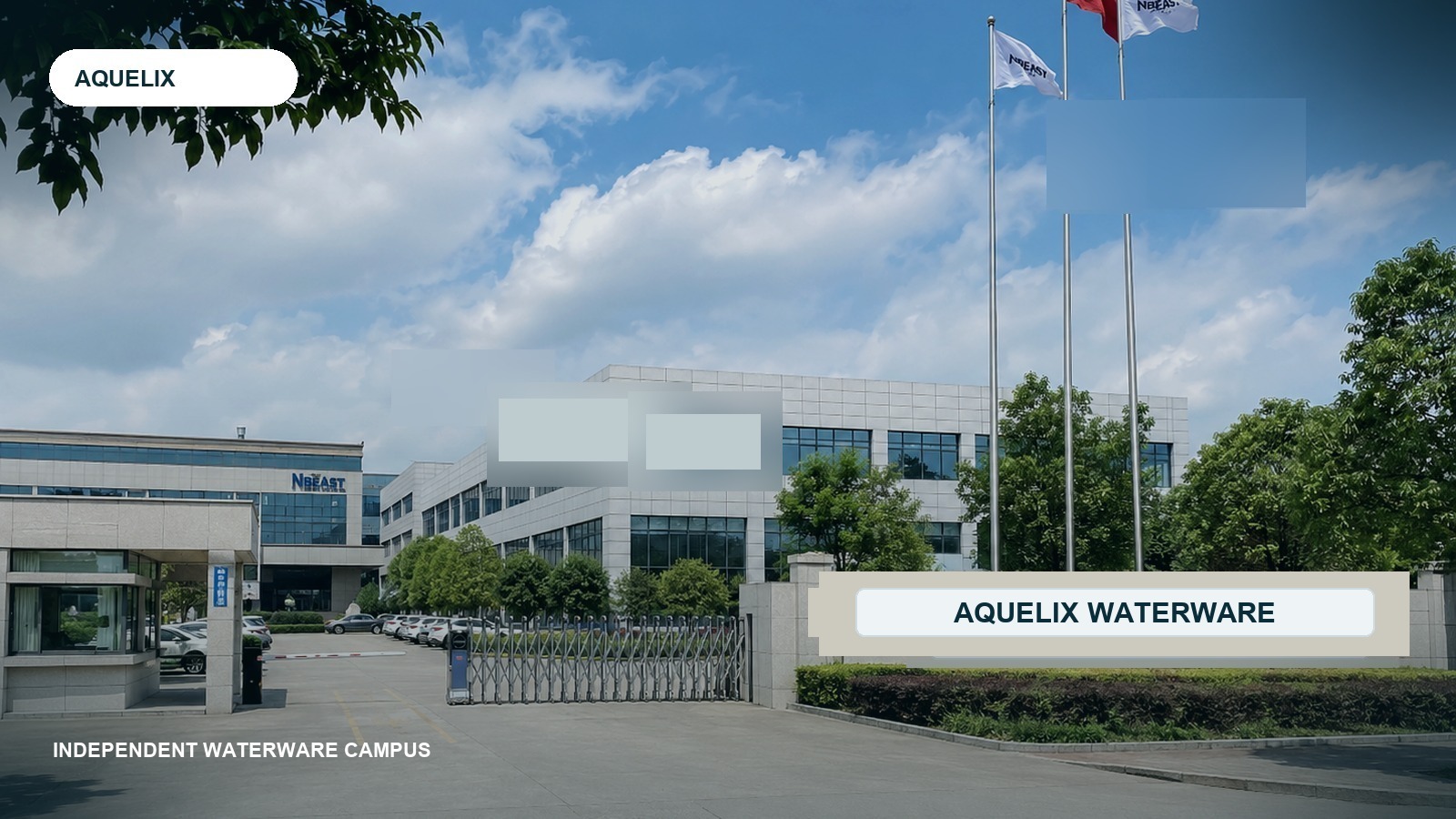 AQUELIX independent waterware manufacturing campus