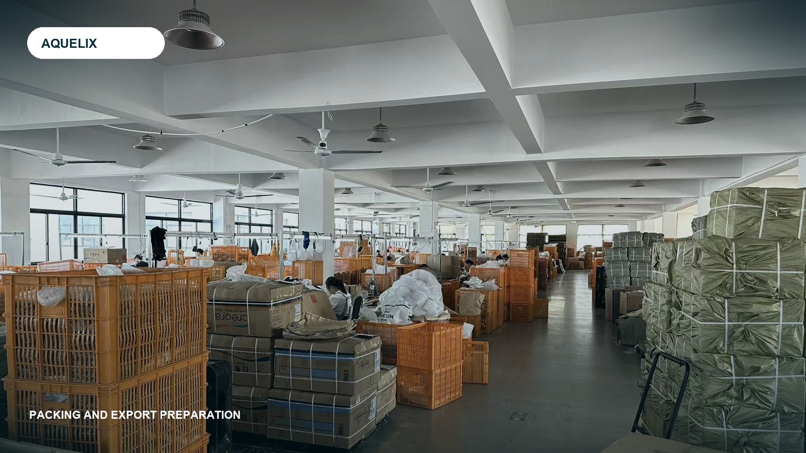 AQUELIX packing and export preparation