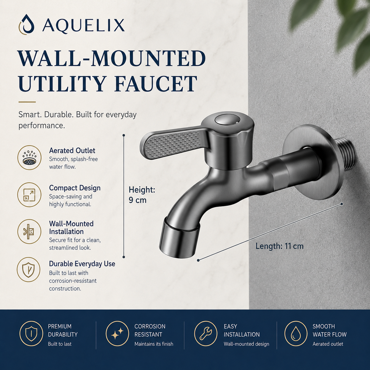 Bathroom basin faucet chrome  - Aquelix B2B manufacturer